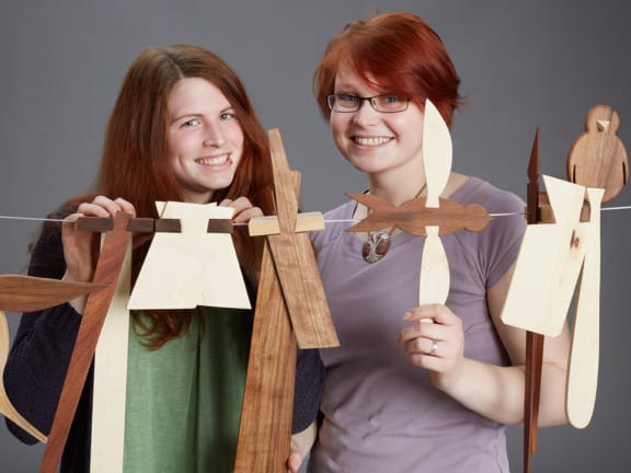 Schwalbenflug - Kunstobjekt - Sonderpreis "Holz, Spiel, Spaß"